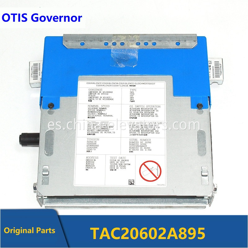TAC20602A895 Gobernador de exceso de velocidad para los ascensores Otis 1.75m/s TAC20602A895 Overspeed Governor for OTIS Elevators 1.75m/s